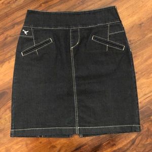 Beija Flor Betsy Pod Denim Skirt